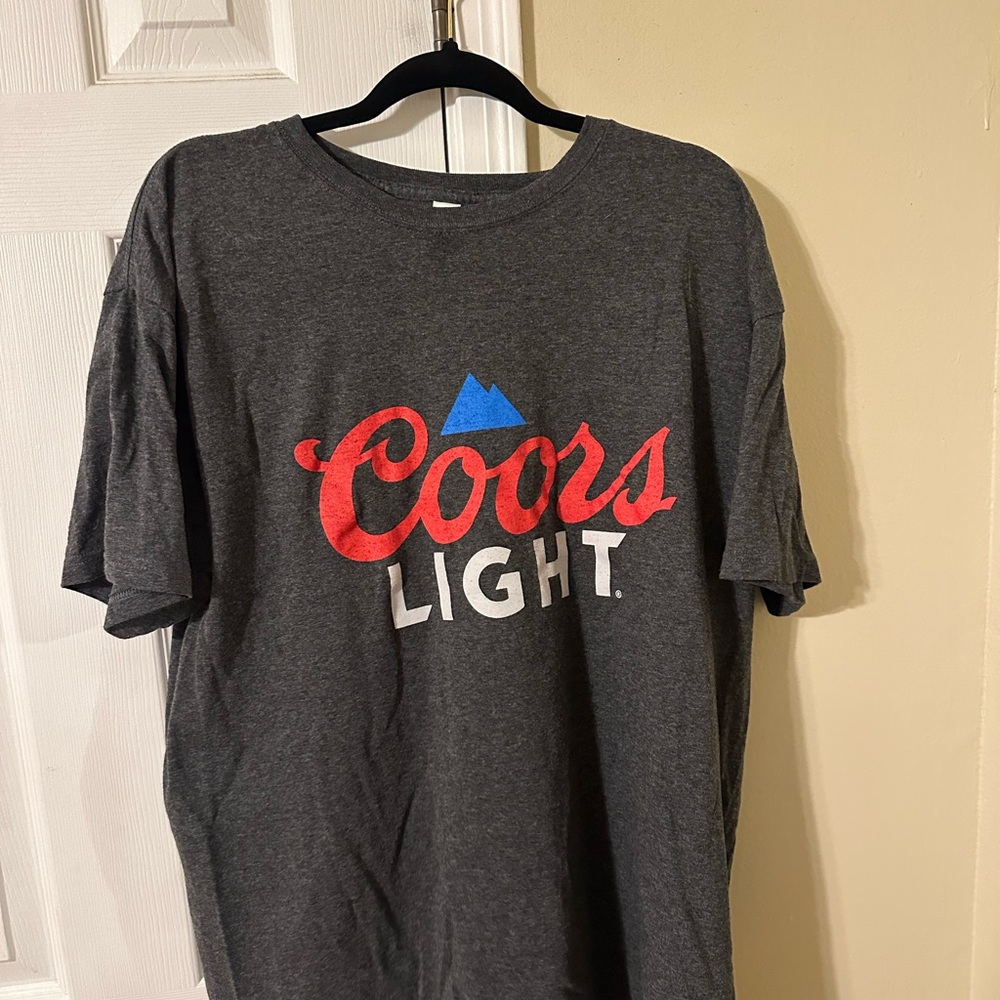 Coors light Gray T-Shirt for Men